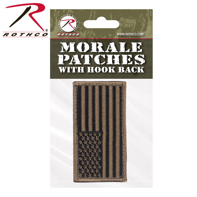 Rothco American Flag Patch - Hook Back