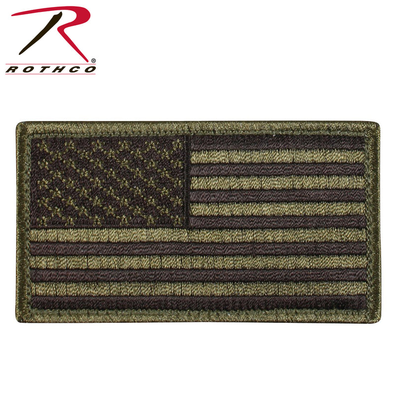 Rothco American Flag Patch - Hook Back