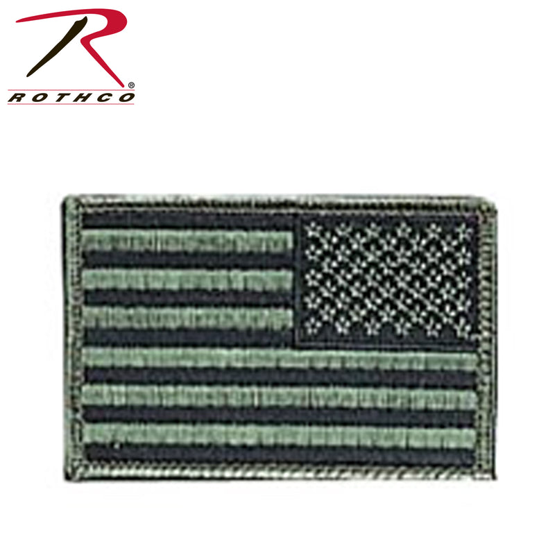 Rothco Iron On / Sew On Embroidered US Flag Patch