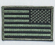 Rothco Iron On / Sew On Embroidered US Flag Patch