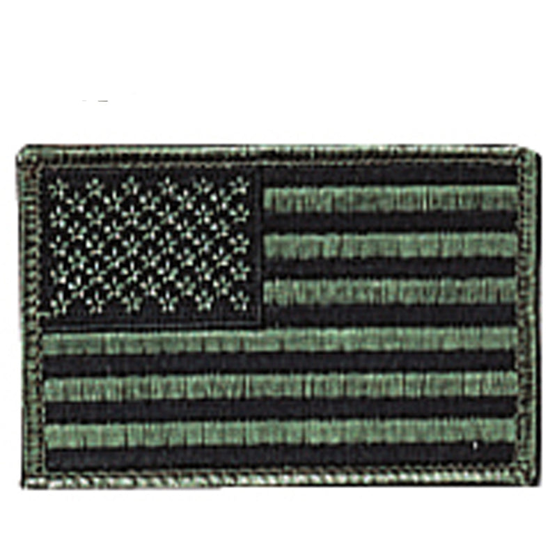 Rothco Iron On / Sew On Embroidered US Flag Patch