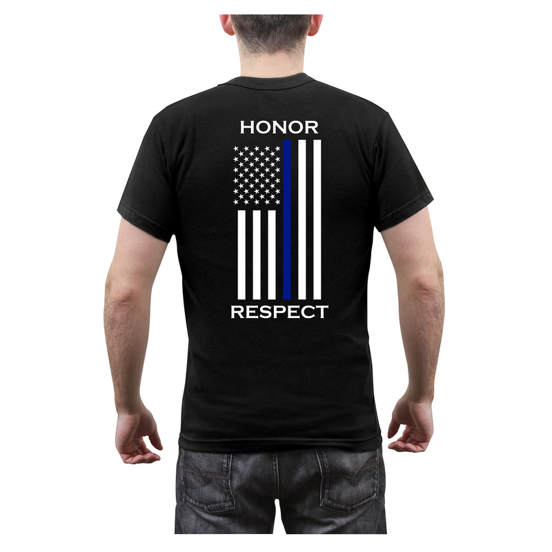 Rothco Thin Blue Line America Map T-Shirt