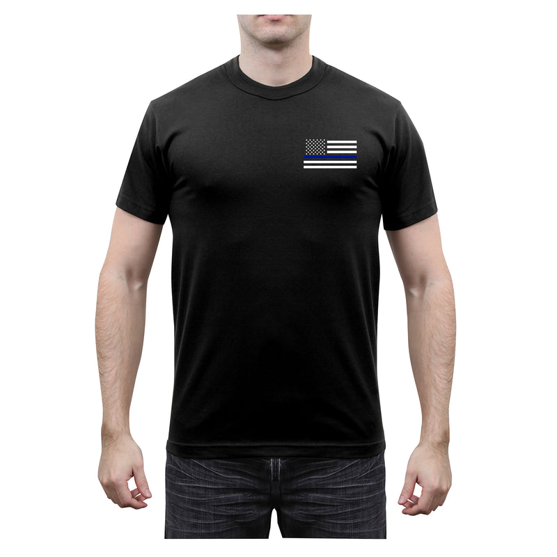 Rothco Thin Blue Line America Map T-Shirt