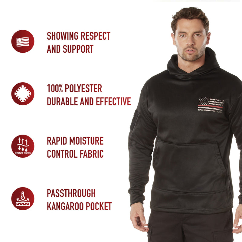 Rothco Thin Red Line Concealed Carry Hoodie