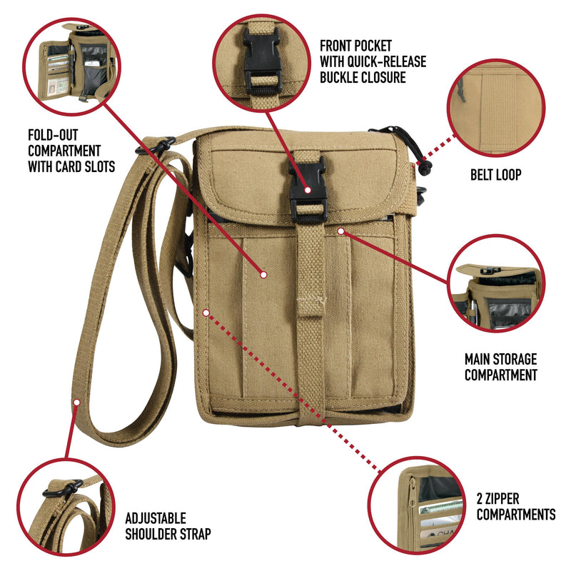 Rothco Canvas Travel Portfolio Bag