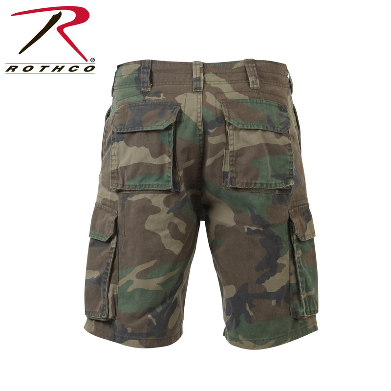 Rothco Vintage Camo Paratrooper Cargo Shorts