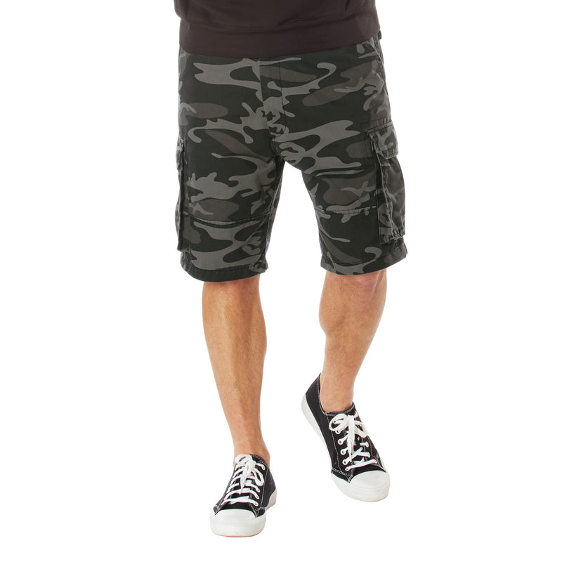 Rothco Vintage Camo Paratrooper Cargo Shorts