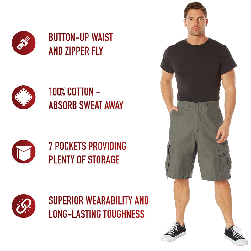 Rothco Vintage Infantry Utility Shorts