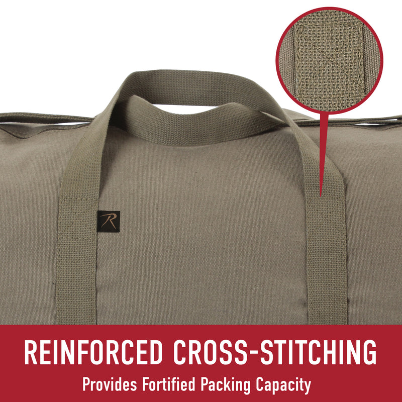 Rothco Midnight Camo Canvas Shoulder Duffle Bag