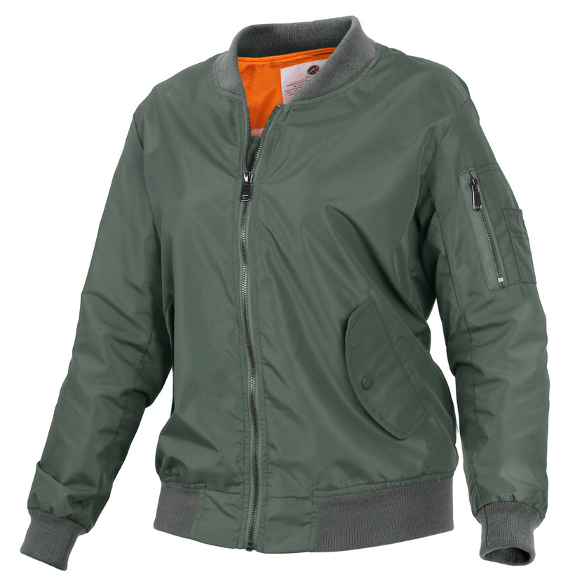 Rothco Womens Lightweight MA-1 Flight Jacket