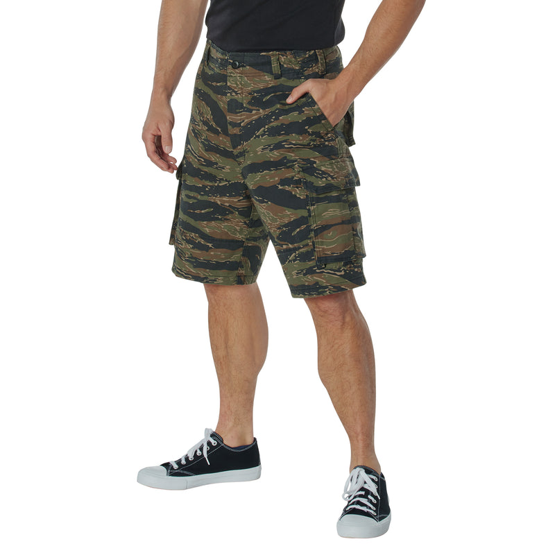 Rothco Vintage Camo Paratrooper Cargo Shorts