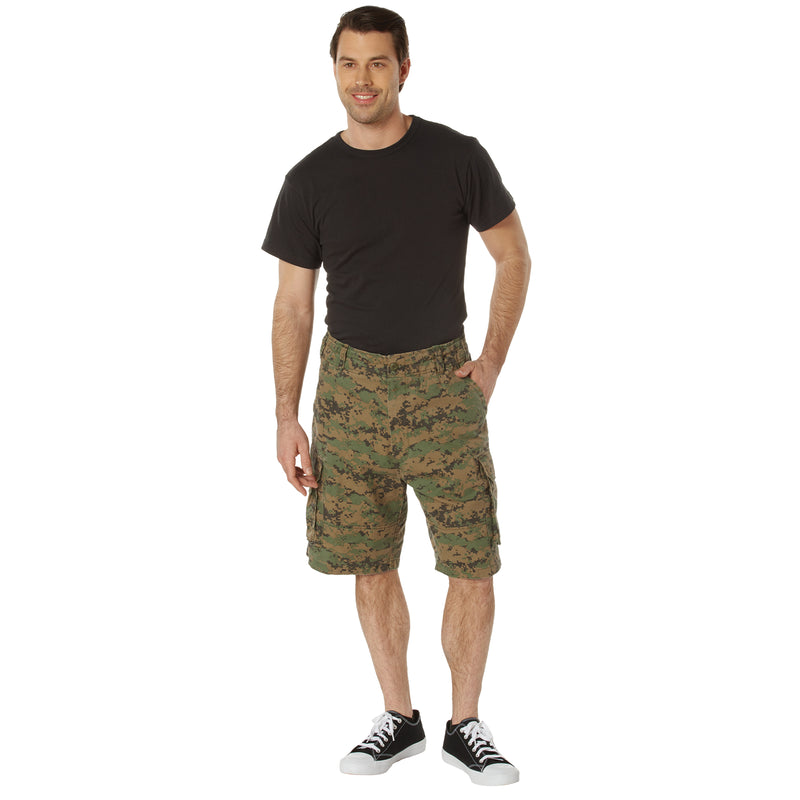 Rothco Vintage Camo Paratrooper Cargo Shorts