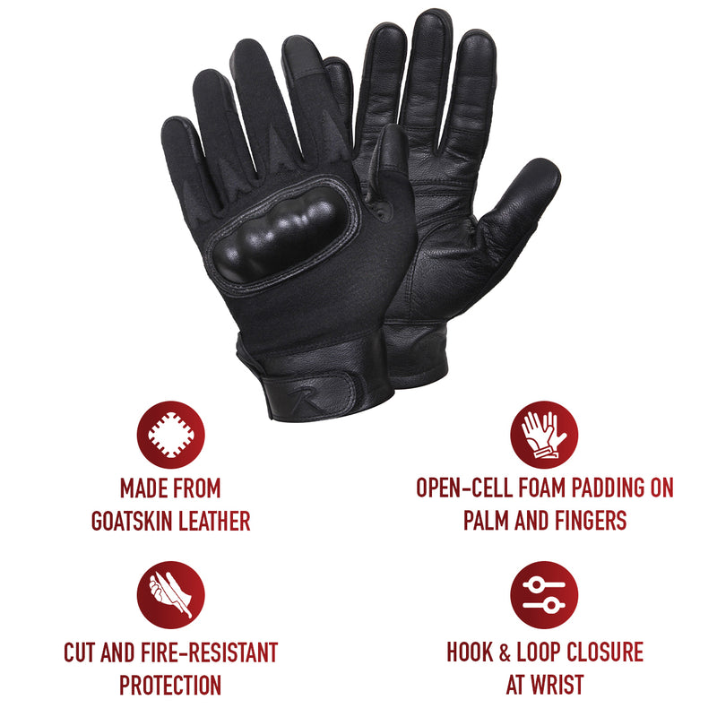 Rothco Hard Knuckle Cut and Fire Resistant Gloves