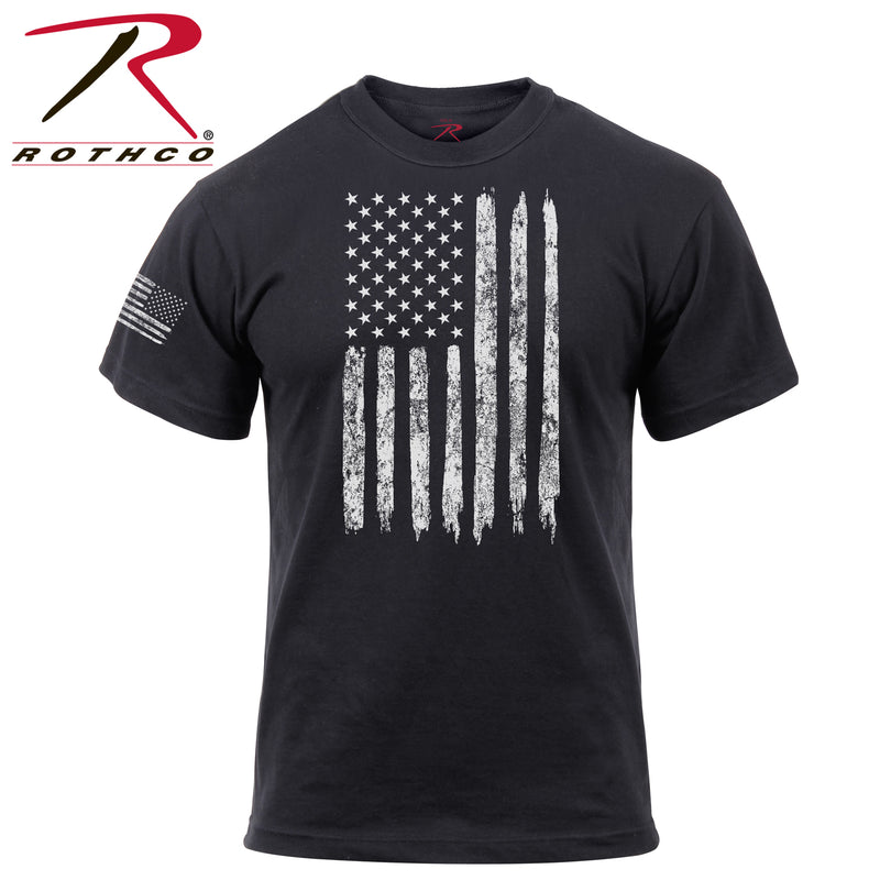 Rothco Distressed US Flag Athletic Fit T-Shirt