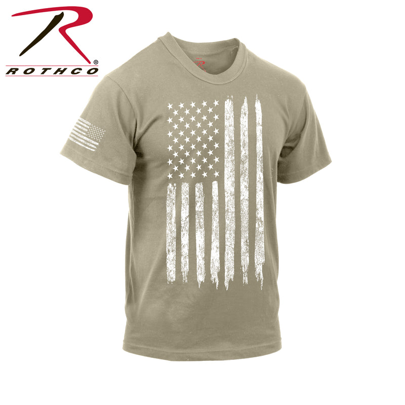 Rothco Distressed US Flag Athletic Fit T-Shirt