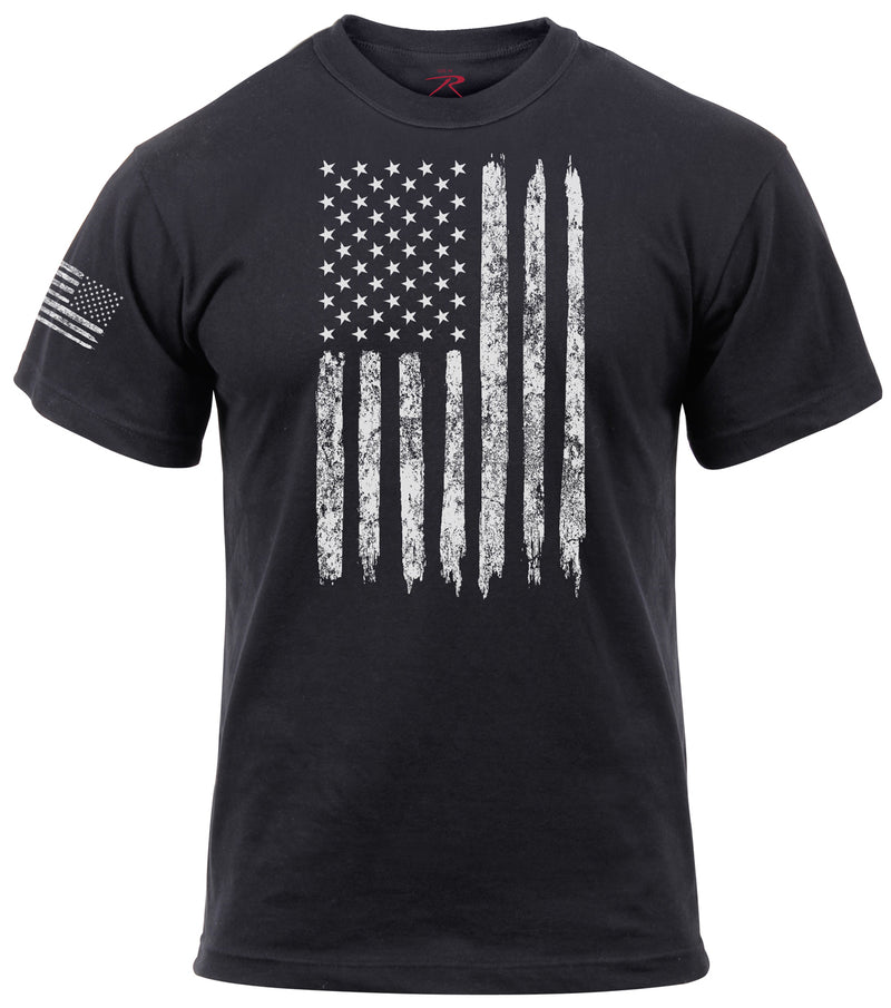 Rothco Distressed US Flag Athletic Fit T-Shirt