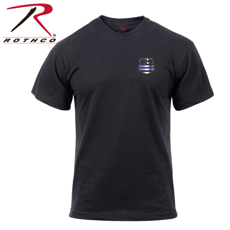 Rothco Thin Blue Line Shield T-Shirt