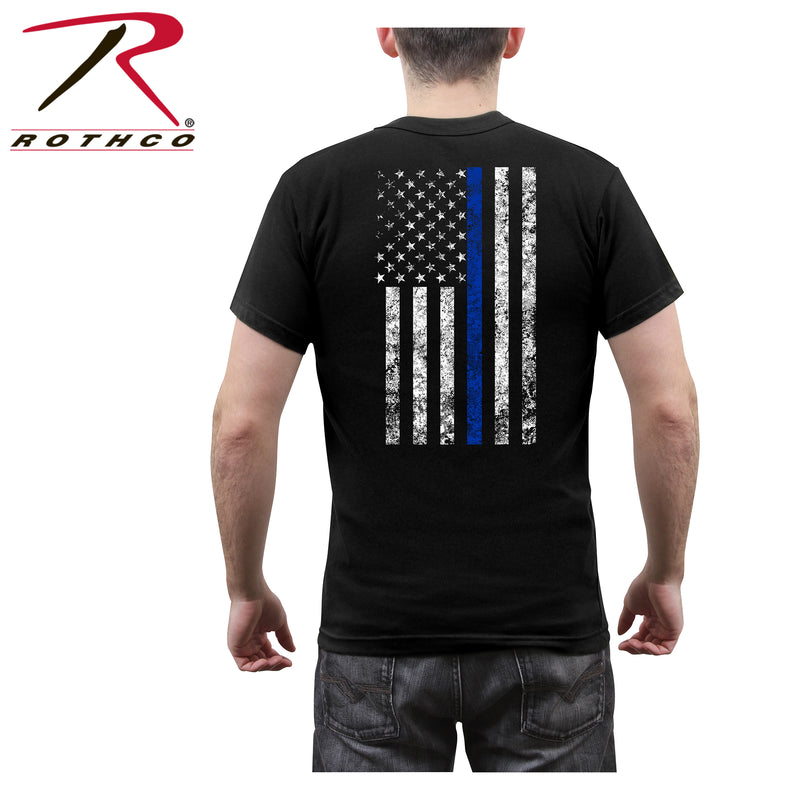 Rothco Thin Blue Line Shield T-Shirt