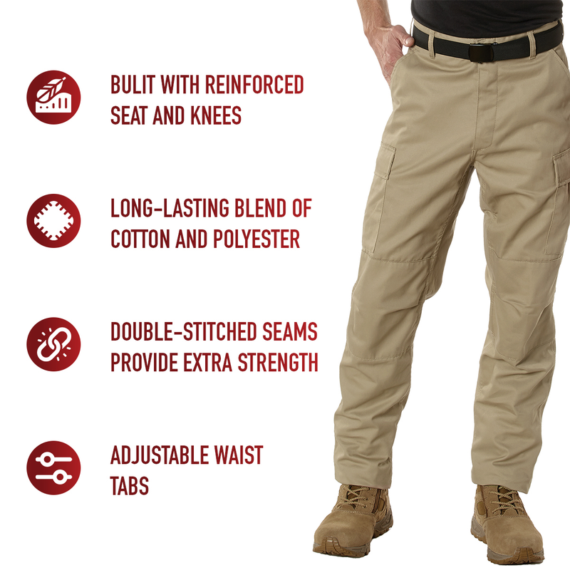 Rothco Relaxed Fit Zipper Fly BDU Pants