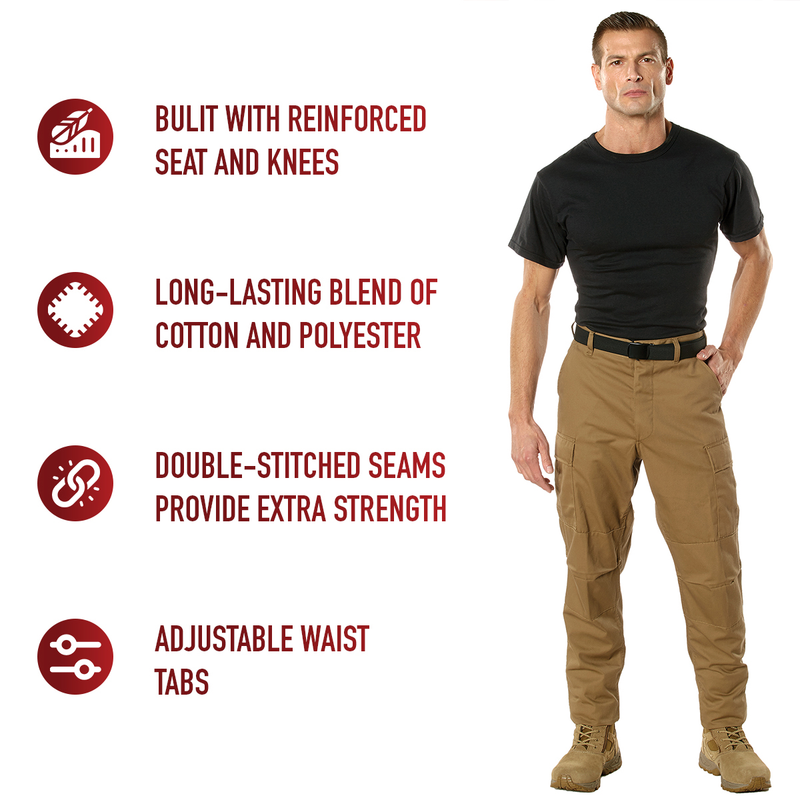 Rothco Relaxed Fit Zipper Fly BDU Pants