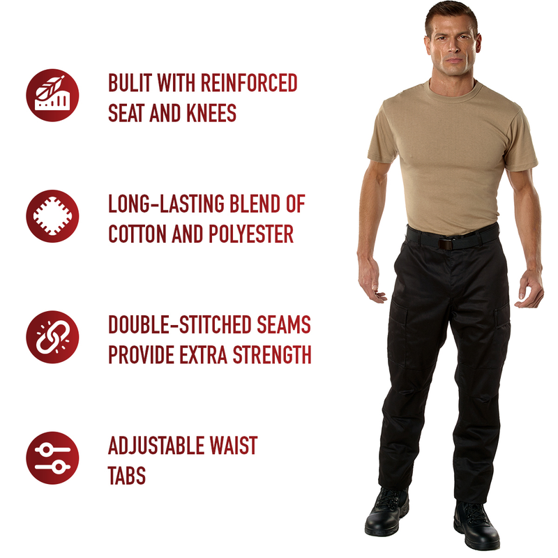 Rothco Relaxed Fit Zipper Fly BDU Pants