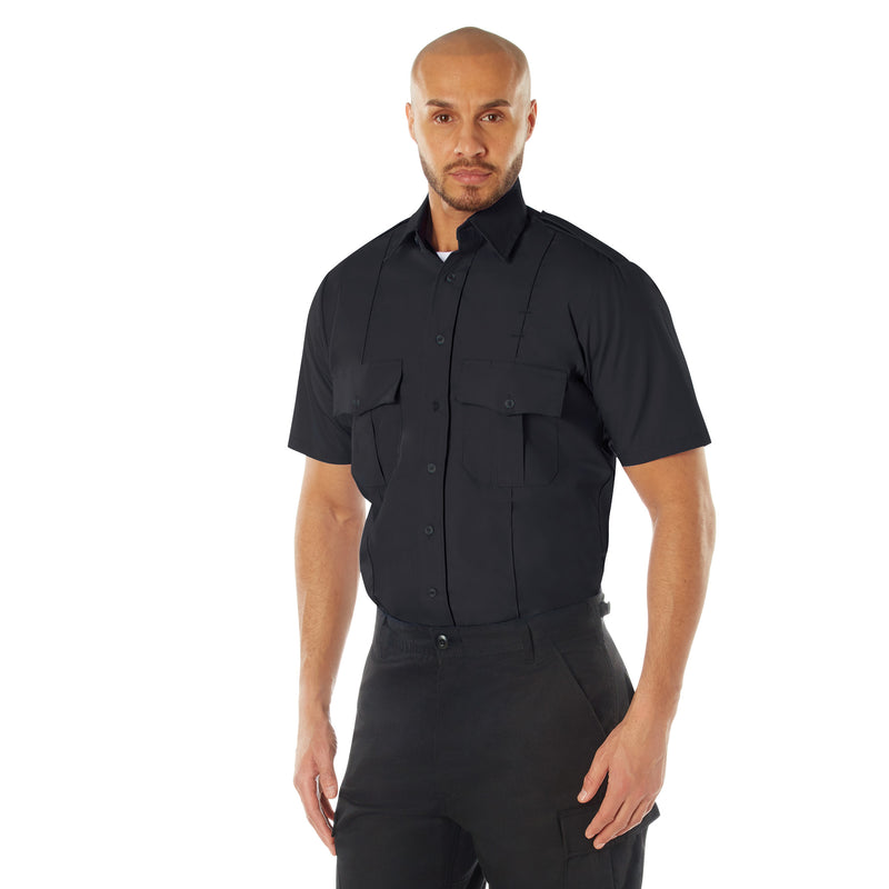 Rothco Short Sleeve Uniform Shirt for Law Enforcement & Security Professionals