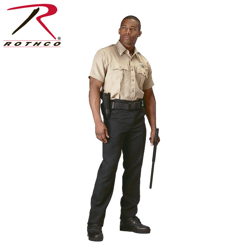 Rothco Short Sleeve Uniform Shirt for Law Enforcement & Security Professionals