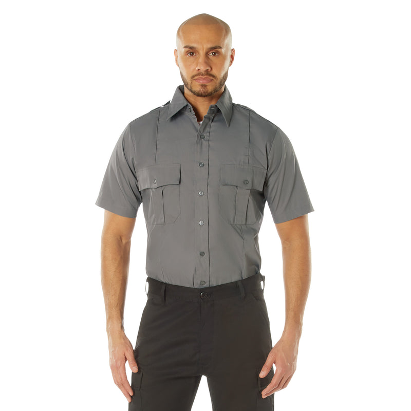 Rothco Short Sleeve Uniform Shirt for Law Enforcement & Security Professionals