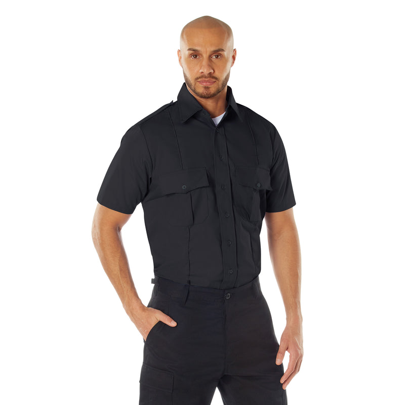 Rothco Short Sleeve Uniform Shirt for Law Enforcement & Security Professionals