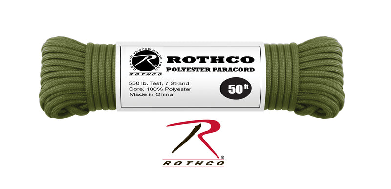 Rothco 550lb Type III Polyester Paracord