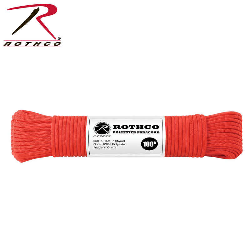 Rothco 550lb Type III Polyester Paracord