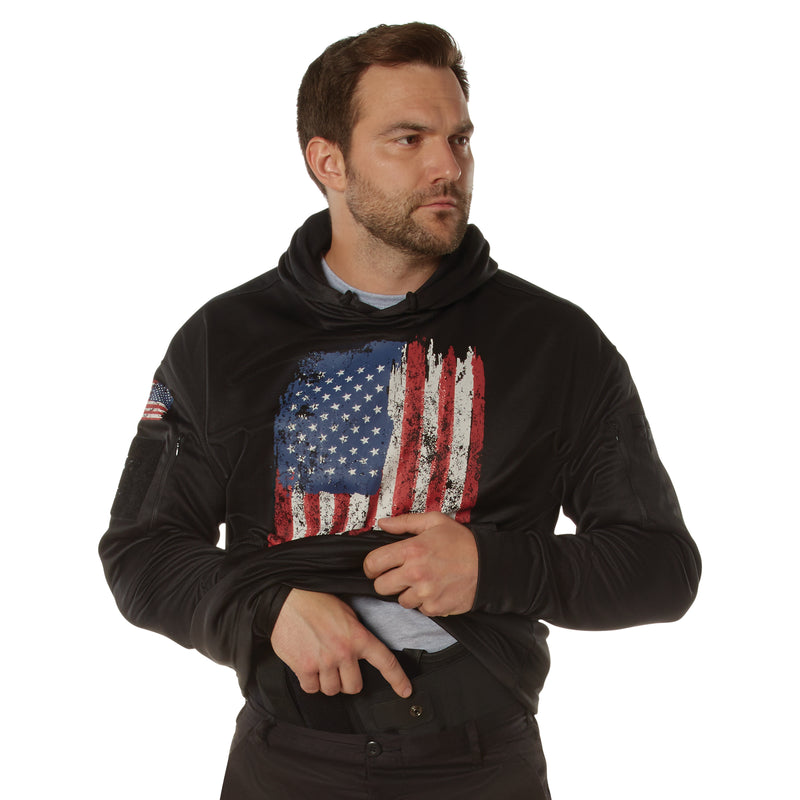 Rothco U.S. Flag Concealed Carry Hoodie