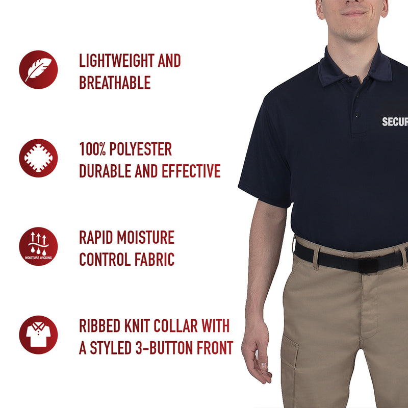 Rothco Moisture Wicking Security Polo Shirt