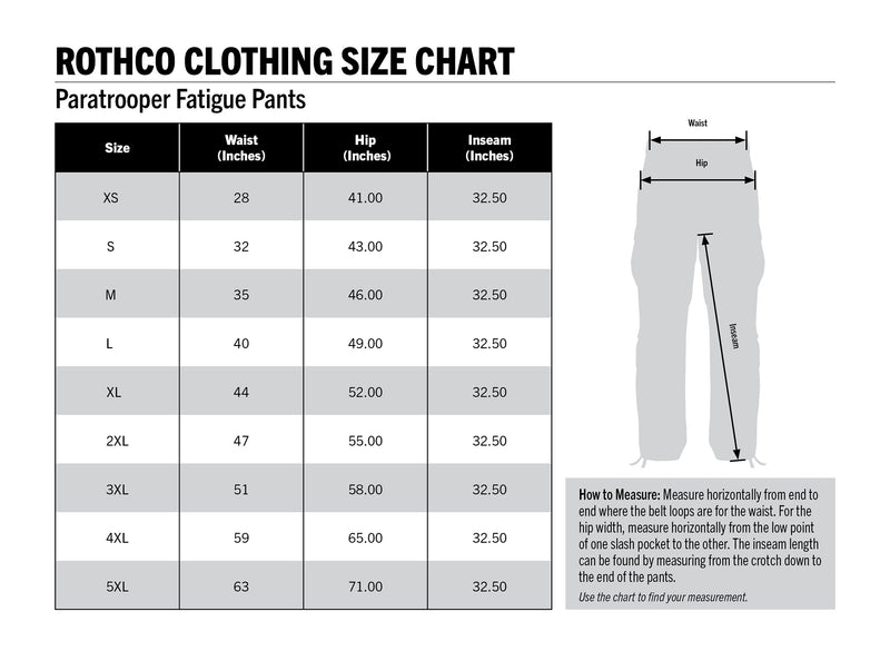 Rothco Vintage Paratrooper Fatigue Pants