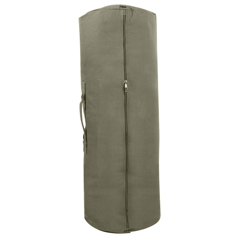 Rothco Canvas Duffle Bag With Side Zipper