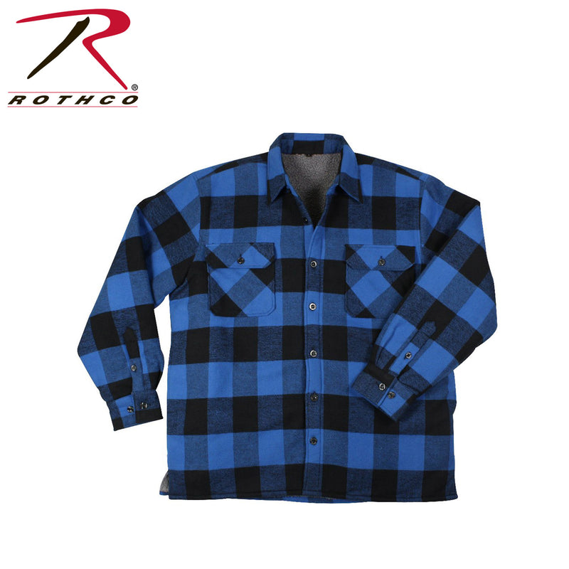 Rothco Extra Heavyweight Buffalo Plaid Sherpa Lined Flannel Shirts