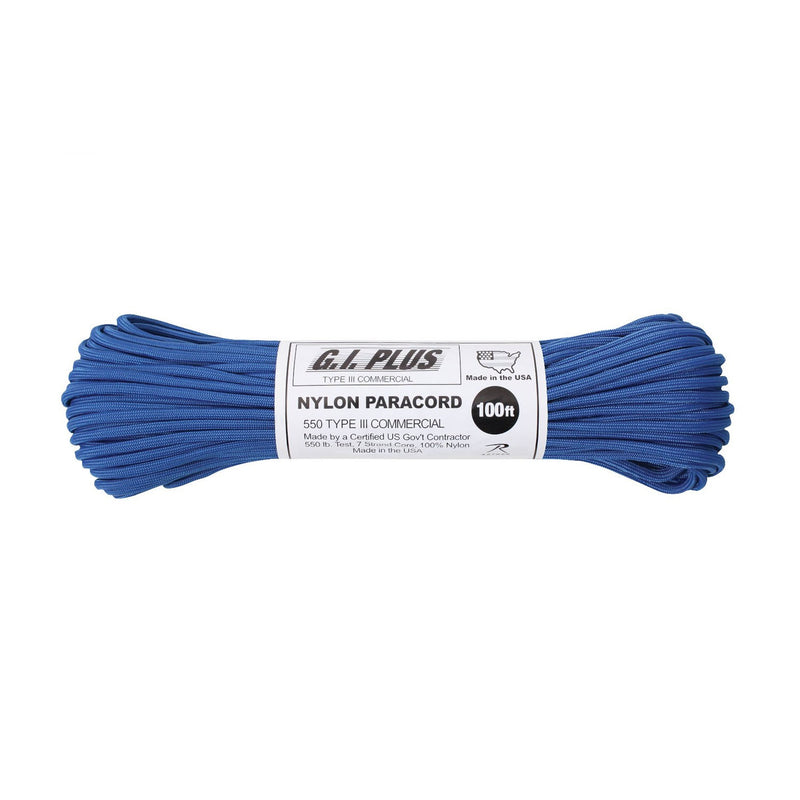 Rothco Nylon Paracord Type III 550 LB 100FT