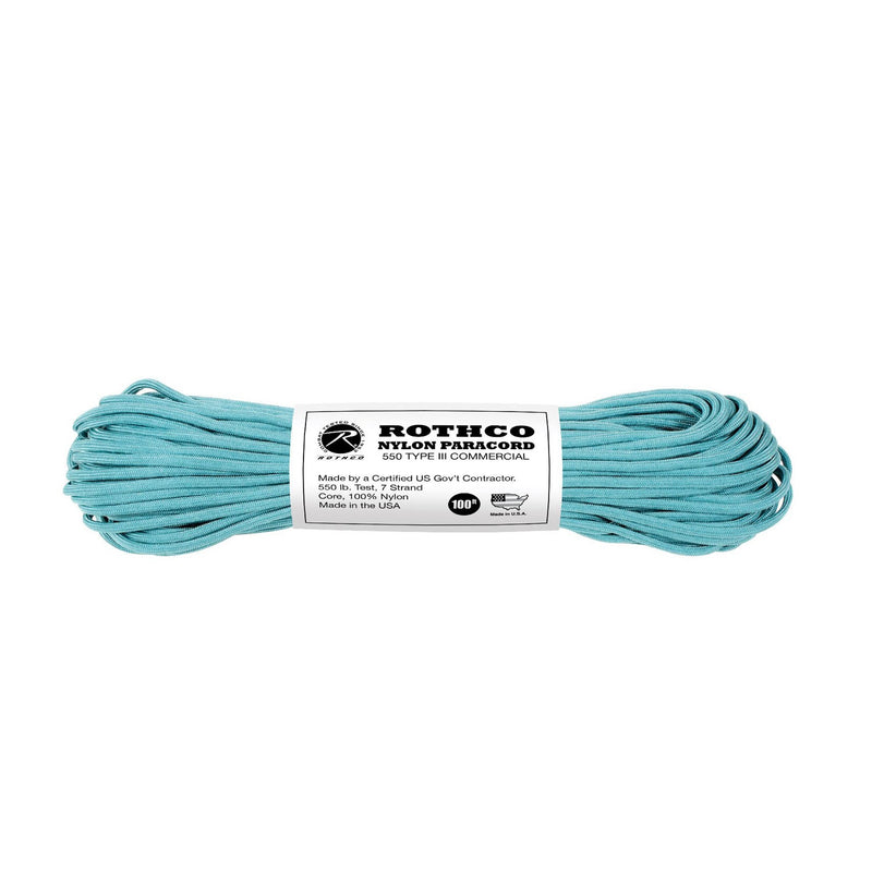 Rothco Nylon Paracord Type III 550 LB 100FT