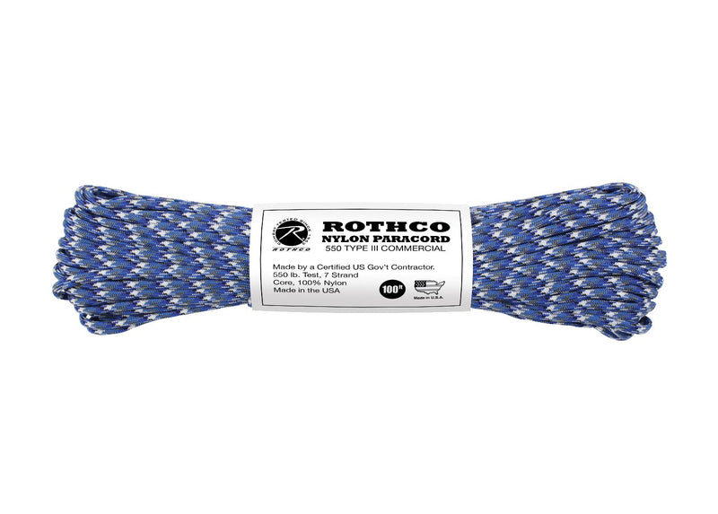 Rothco Nylon Paracord Type III 550 LB 100FT