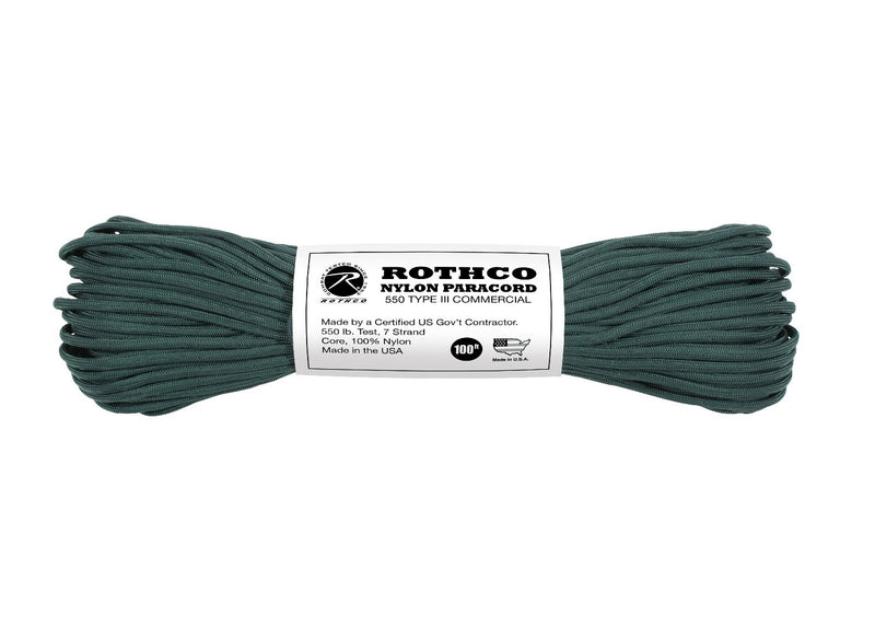 Rothco Nylon Paracord Type III 550 LB 100FT