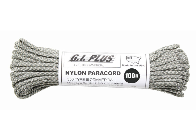 Rothco Nylon Paracord Type III 550 LB 100FT