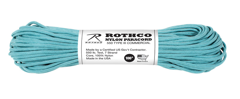 Rothco Nylon Paracord Type III 550 LB 100FT