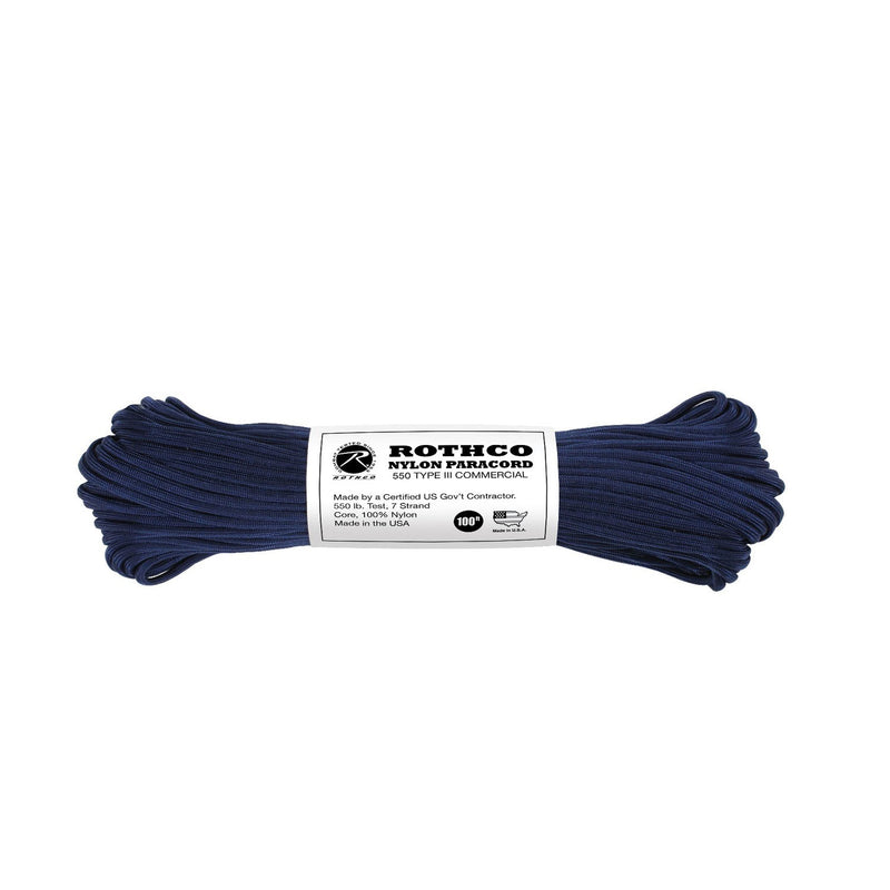 Rothco Nylon Paracord Type III 550 LB 100FT