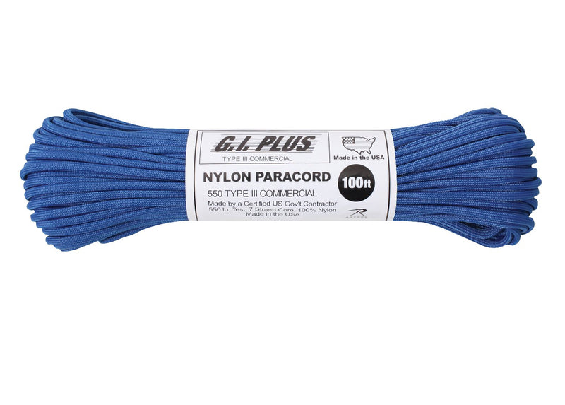 Rothco Nylon Paracord Type III 550 LB 100FT