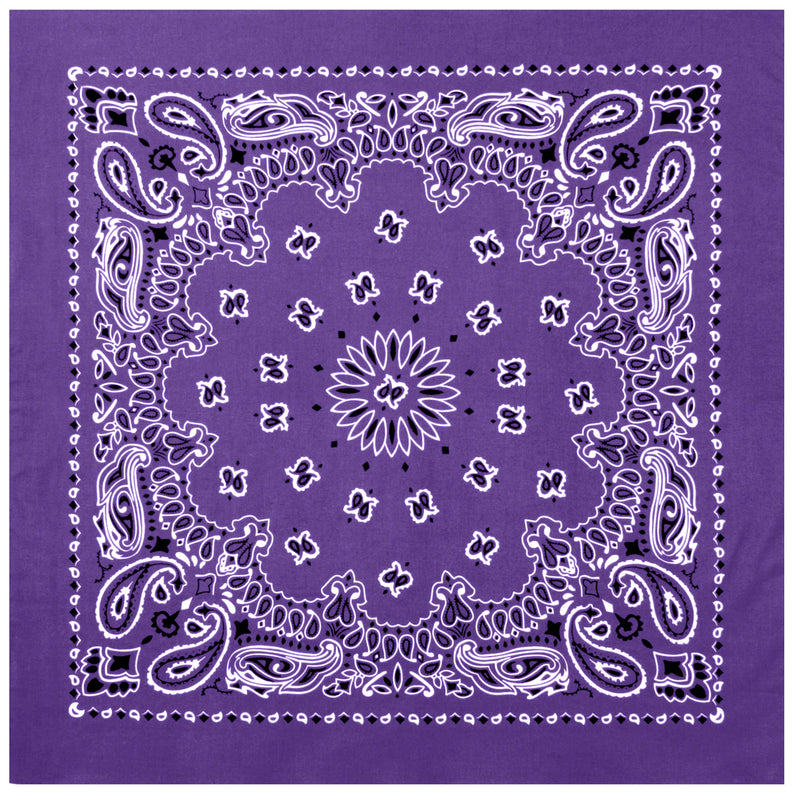 Rothco Trainmen Paisley Bandana – Extra-Large 27” X 27"