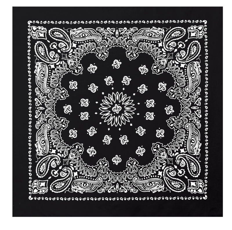 Rothco Trainmen Paisley Bandana – Extra-Large 27” X 27"