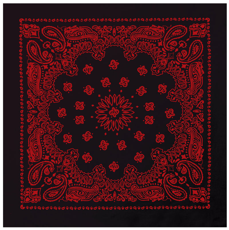 Rothco Trainmen Paisley Bandana – Extra-Large 27” X 27"