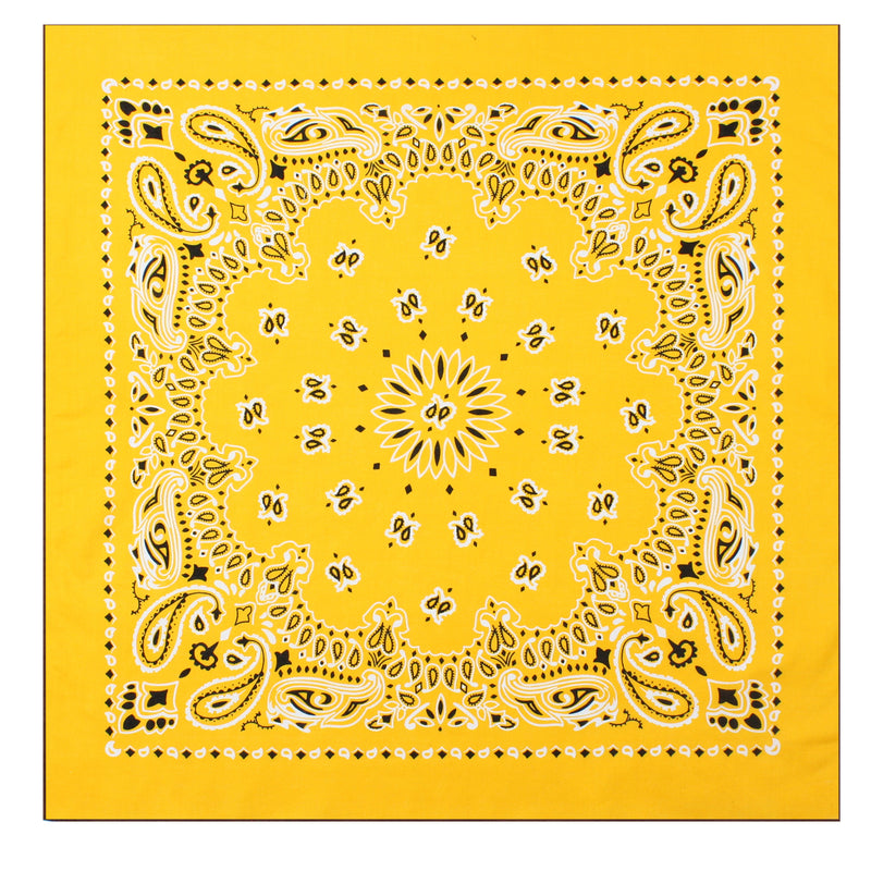 Rothco Trainmen Paisley Bandana – Extra-Large 27” X 27"