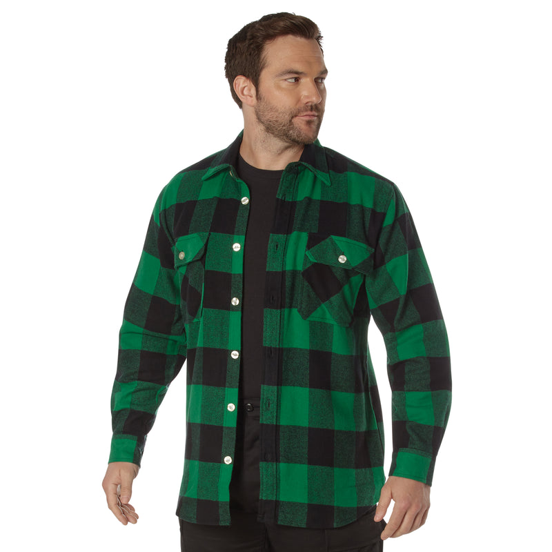 Rothco Extra Heavyweight Buffalo Plaid Flannel Shirt