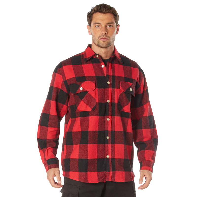 Rothco Extra Heavyweight Buffalo Plaid Flannel Shirt